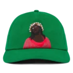 denim-tears-black-jesus-green-cap