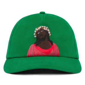 denim-tears-black-jesus-green-cap