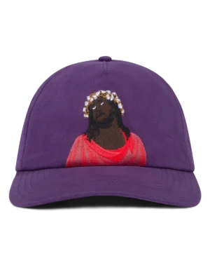 denim-tears-black-jesus-purple-cap