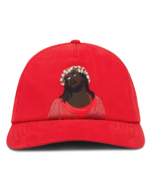 denim-tears-black-jesus-red-cap-2