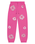 denim-tears-cashmere-swarovski-cotton-wreath-pink-sweatpant