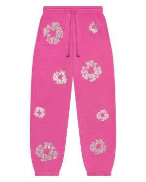 denim-tears-cashmere-swarovski-cotton-wreath-pink-sweatpant