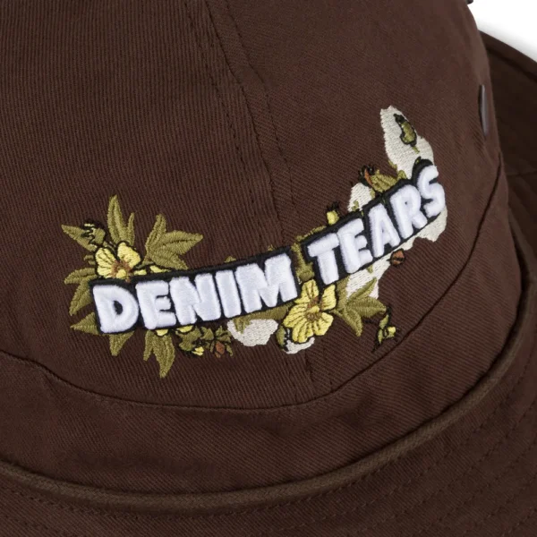 denim-tears-cotton-floral-logo-brown-bucket-hat-2