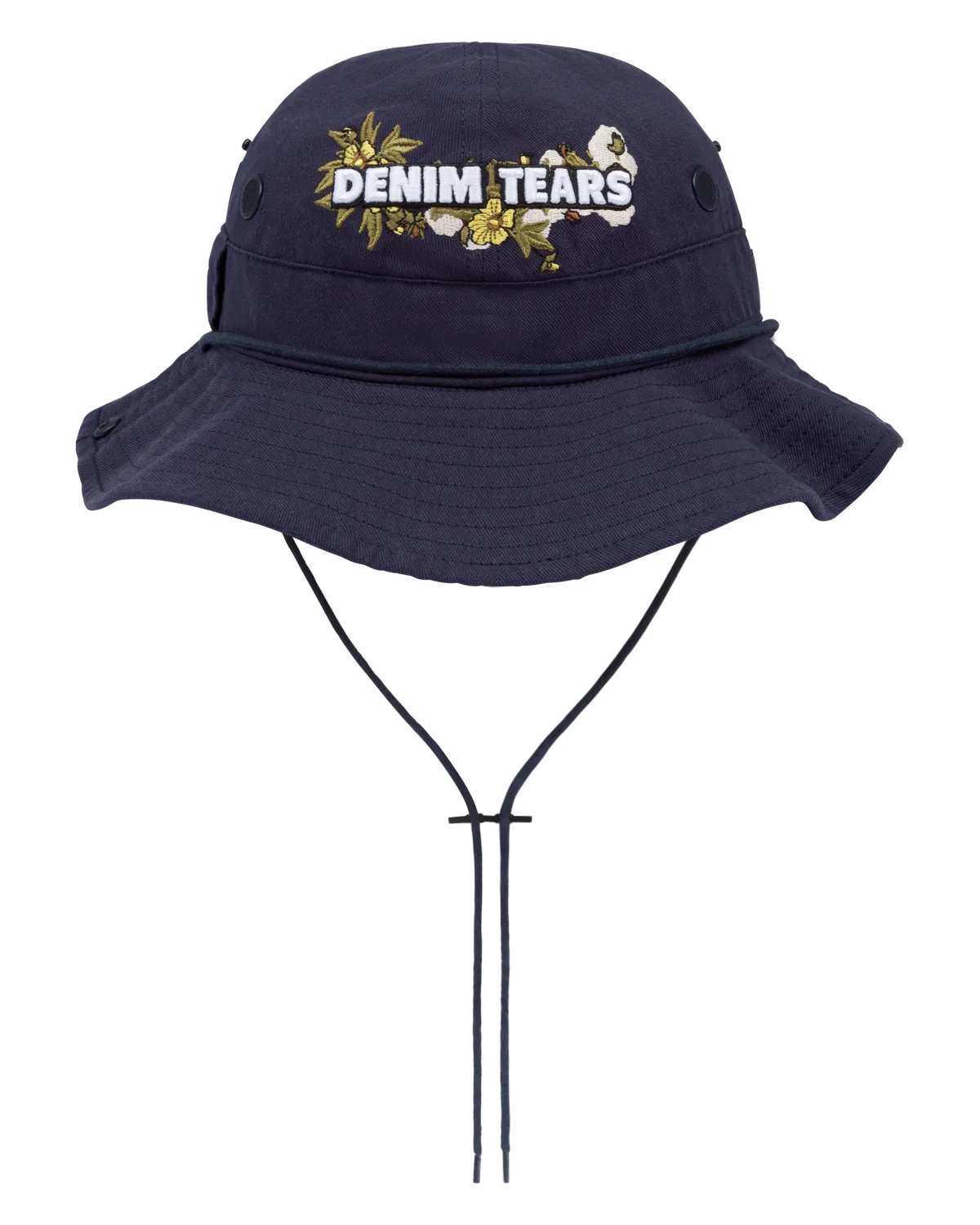 denim-tears-cotton-floral-logo-navy-bucket-hat denim-tears-cotton-floral-logo-navy-bucket-hat