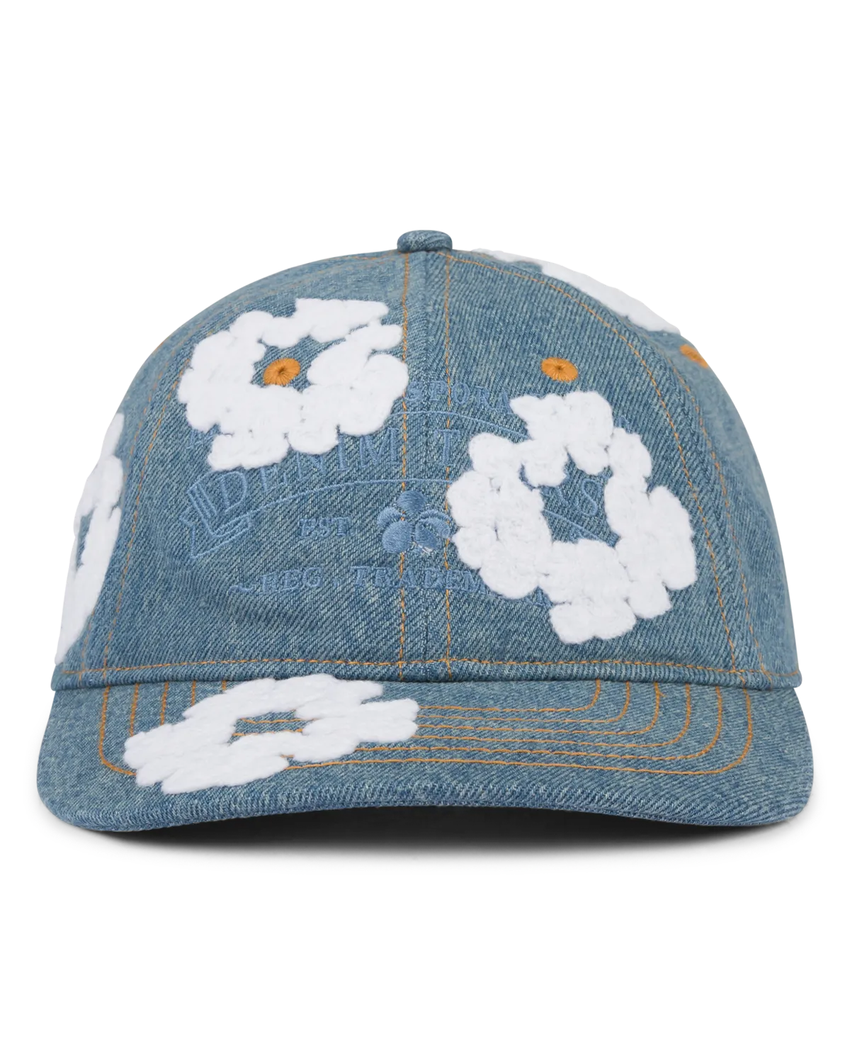 denim-tears-cotton-wreath-light-wash-cap-2 denim-tears-cotton-wreath-light-wash-cap-2