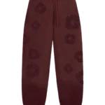 Denim Tears Faded Mono Cotton Wreath Beet Root Sweatpant
