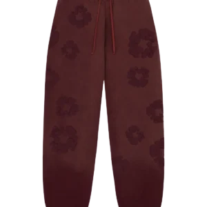 Denim Tears Faded Mono Cotton Wreath Beet Root Sweatpant