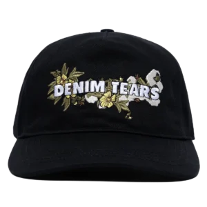 denim-tears-floral-logo-black-trucker-hat