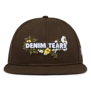 denim-tears-new-era-floral-logo-brown-cap