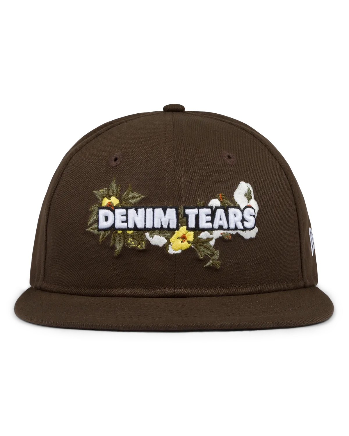 denim-tears-new-era-floral-logo-brown-cap denim-tears-new-era-floral-logo-brown-cap