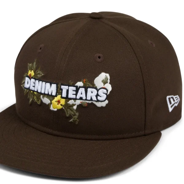 denim-tears-new-era-floral-logo-brown-cap2