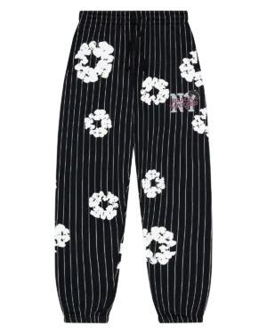 denim-tears-pinstripe-wreath-black-sweatpant