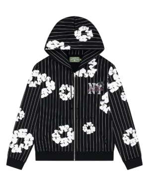 denim-tears-pinstripe-wreath-zip-black-hoodie