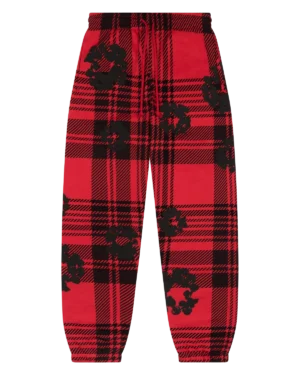 denim-tears-plaid-cotton-wreath-red-sweatpant