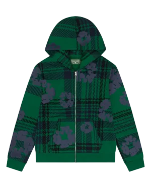 denim-tears-plaid-cotton-wreath-zip-green-hoodie-2