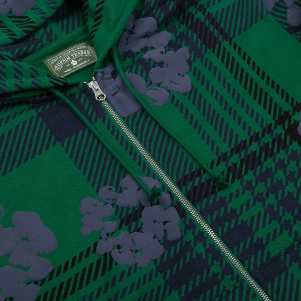 denim-tears-plaid-cotton-wreath-zip-green-hoodie