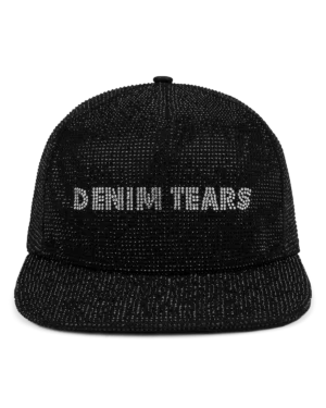 denim-tears-strass-logo-cap